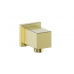 Vogt - Wall Mount Elbow Connector - Adjustable - Square - EC.41.01.BG - Brushed Gold (PVD)